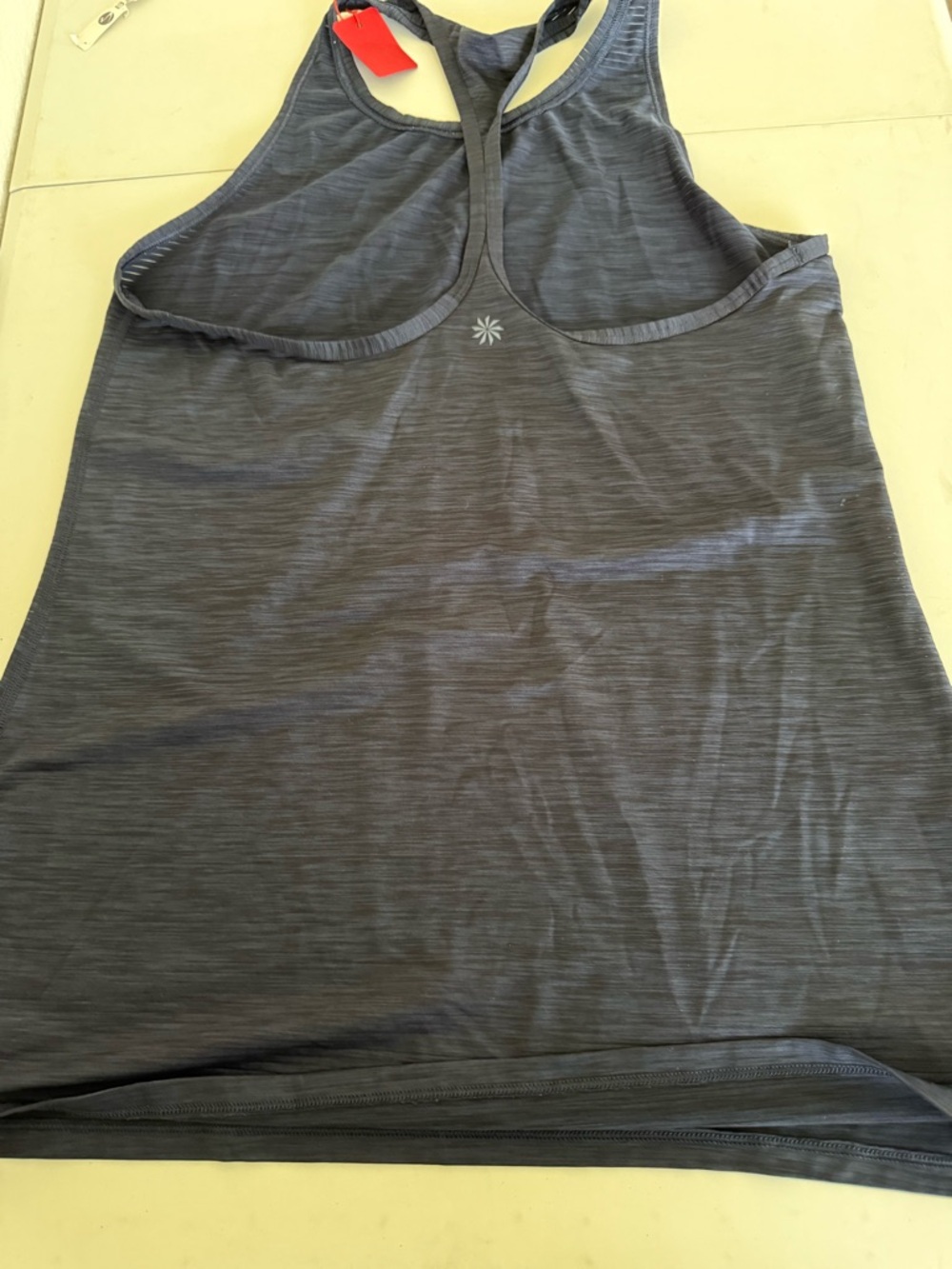 Athleta Deep Navy Racerback Performance Tank - Picture 2 of 3